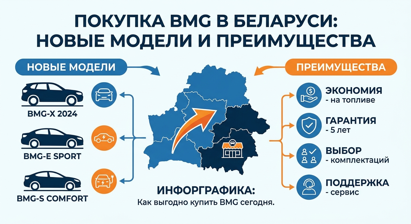 Покупка BMG в Беларуси: новые модели и преимущества